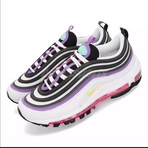 Nike Wmns Air Max 97 White Purple Pink Yellow